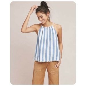 Maeve nautical strip raw ham top